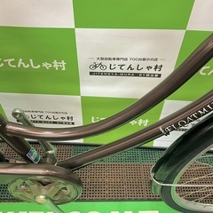 【No.12】オシャレなフレームで高機能‼︎前後タイヤ新品に交換済み/26インチ/ブラウンの画像