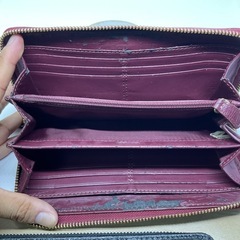 COACH（コーチ）のラウンドファスナー長財布の画像