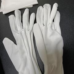 新郎小物セット7点（ウィングシャツ、手袋、靴下等）の画像