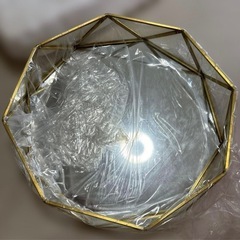 新品未使用　小物入れトレー　ゴールド　化粧品収納の画像