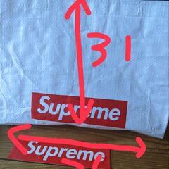 Supreme　ステッカーとエコバッグの画像