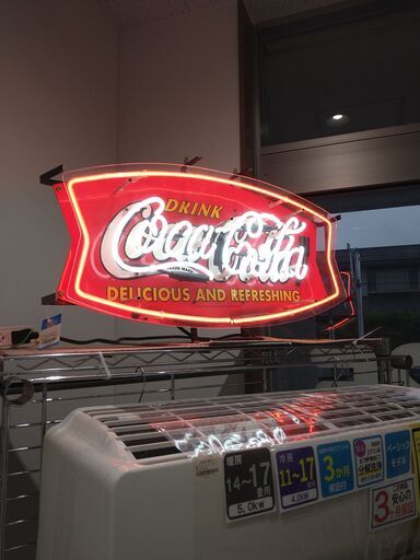 リユースのサカイ浦和店 【E327】⚫️コカ・コーラ ネオン看板 08027R