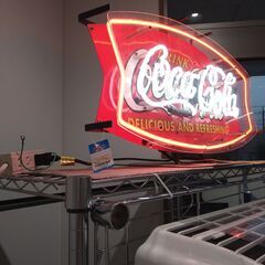 リユースのサカイ浦和店 【E327】⚫️コカ・コーラ ネオン看板 08027R の画像