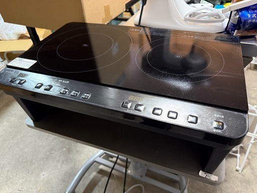 【超美品/I IHクッキングヒーター2口/配達可能】