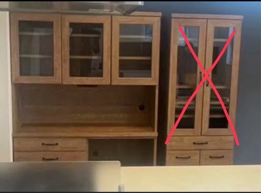 最終価格 食器棚 lowya