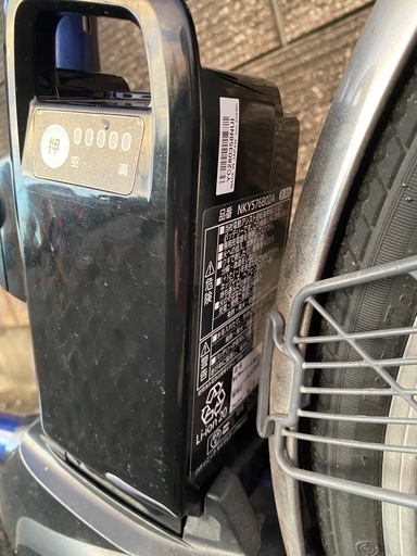 パナソニック　電動アシスト自転車 バッテリー8Ah