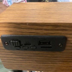 Bluetoothスピーカー　お値下げ✨　木目調でお洒落です♪の画像