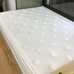 【トレファク神戸新長田店 買取/販売】取りに来られる方限定！引き出し付きダブルベッドです。の画像