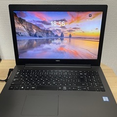 🉐✨高速ノートパソコン　Windows11　Microsoft オフィス搭載です😊NEC シックなメタリックカラーの画像