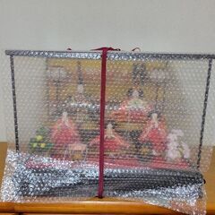 ひな祭りお雛様🎎ガラスケースの画像