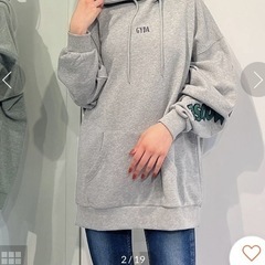 GYDA ミッキーマウス パーカーMickey MouseBackプリントの画像