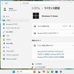 富士通FMV　ノートパソコン　Windows11Home 24H2最新インストール対話型AIを活用できます。の画像