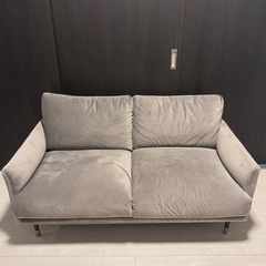 【定価4.3万円】Lowya フロアソファ 2人掛けの画像