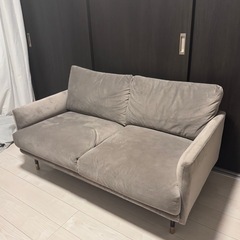 【定価4.3万円】Lowya フロアソファ 2人掛けの画像