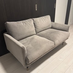 【定価4.3万円】Lowya フロアソファ 2人掛けの画像
