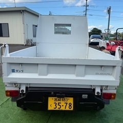 サンバー 軽トラック 雷ダンプ 検R9.7 程度良好の画像