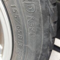 13インチ【軽自動車】アルミホイール 155 /65 /13 ワゴンR ムーヴ ミラ アルトの画像
