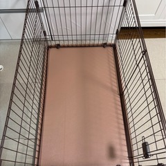 犬用 ケージ サークル 扉付きの画像