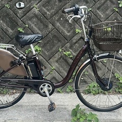 ブリジストン 電動アシスト自転車 26インチ 充電器付きの画像