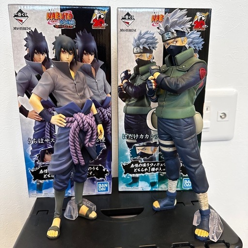 一番くじナルト疾風伝　うちはサスケ、はたけカカシ フィギュアセット（写輪眼）