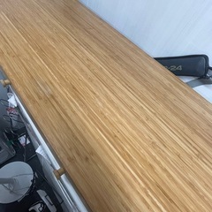 【中古】¥1,500 木製タナ　引出し付き　ローボード【I I045】の画像