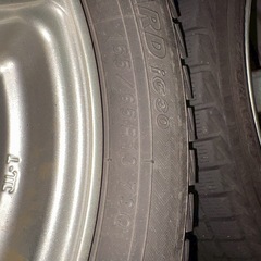 スタッドレスタイヤ　アルミホイール　155/65R13 ４本セット の画像