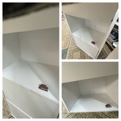 【中古】¥1,000 収納棚　蓋付3段BOX  カラーBOX 【I I047】の画像
