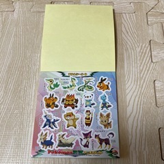 【新品・未使用】ポケモンBW アニメステッカー　イッシュ地方大ぼうけん図鑑　希少の画像