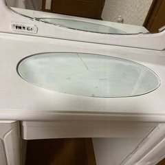 【取引中　受付終了　差し上げます】白　ドレッサーの画像