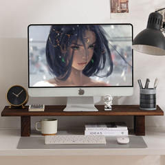 新品未使用　木製　モニタースタンドの画像