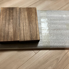 新品未使用　木製　モニタースタンドの画像