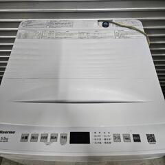 値下げ可  2024年 5.5k ハイセンス 洗濯機  hw-55e4wの画像