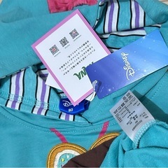 80 新品タグ付　ヴェネロペのフード付Tシャツの画像