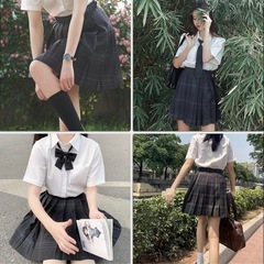 【1時間着用】4点セット 制服 コスプレ Sサイズの画像