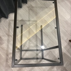 ガラステーブル　IKEA イケアの画像