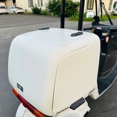 北海道　ホンダ　ジャイロキャノピー　純正リアボックス付き！外装美品！タイヤ前後山あり！鍵2個付き！バッテリー付き！の画像