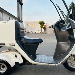 北海道　ホンダ　ジャイロキャノピー　純正リアボックス付き！外装美品！タイヤ前後山あり！鍵2個付き！バッテリー付き！の画像