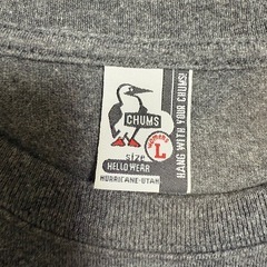 CHUMS グレー Tシャツ Lサイズの画像