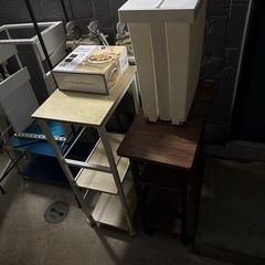 9/6 14時まで！各種ラック、テーブル、椅子の画像