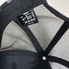 メッシュキャップ　男女兼用　ブラック&ホワイト　の画像
