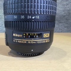 【良品】Nikon ニコン　広角〜中望遠ズームレンズ　AF-S NIKKOR DX 18-70mm 1:3.5〜4.5G EDの画像