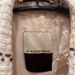 美品BY MALENE BIRGER チェック　ツイードテーラードジャケットの画像