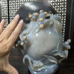 骨董品　古美術　彫刻　瑪瑙の画像