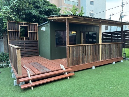 ウッドデッキ作成致します。