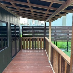 ウッドデッキ作成致します。写真追加の画像