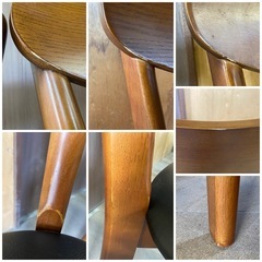 ダイニングチェア　4脚　1脚1,100円　中古品　木製　の画像