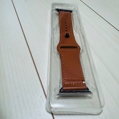 ブラウン Apple Watchバンド 42/44MM レザー アップルの画像