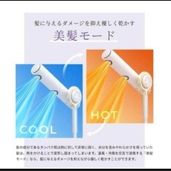 未使用品 BISARA PRO ハンズフリー ドライヤー QUADS ビサラの画像
