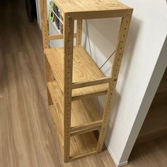 決まりました。木製可変棚の画像