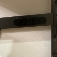 決まりました。可動棚、コンセント２個口付き電子レンジ棚の画像